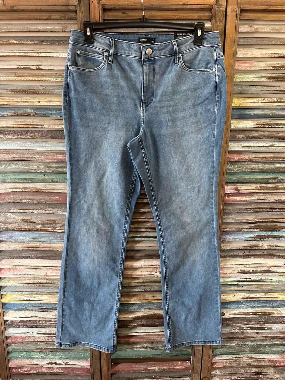 NWT Simply Vera Wang High Rise Bootcut Jeans 14 Stretch